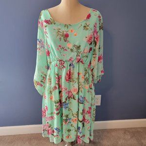 PinkBlush - Maternity Floral Dress
